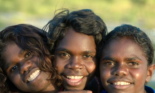 Northern,Territory,,Australia,-,April,29,2009:,Three,Aboriginal,Kids